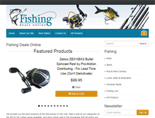Tablet Screenshot of fishing-deals-online.com
